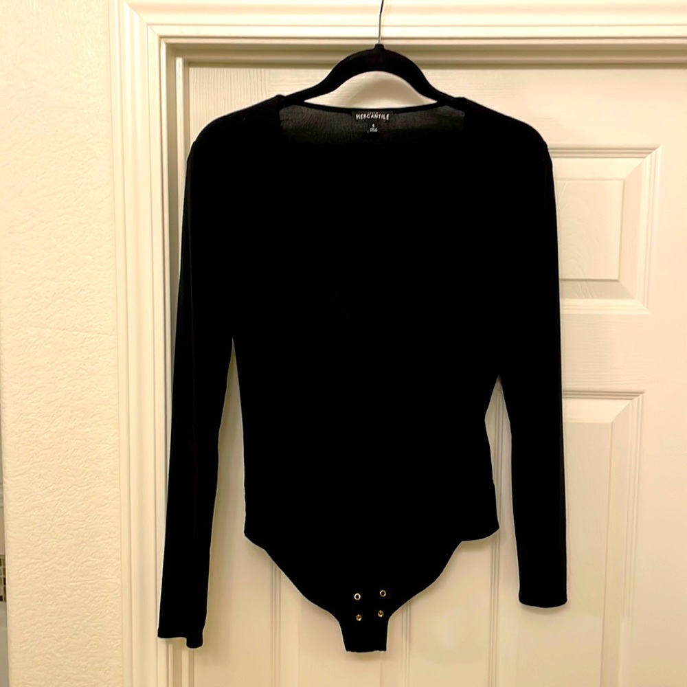 J. Crew Mercantile Wrap-front Bodysuit